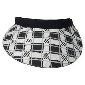 Fila Golf Sun Visor Cap Multicolor One Size Lightweight Embroidered Check